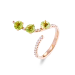 Colección Brave, Diamante 0.27 Ct, Peridoto, Diseñador