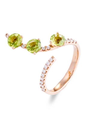 Colección Brave, Diamante 0.27 Ct, Peridoto, Diseñador