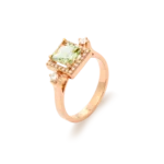 Colección Sunset, Diamante 0.23 Ct, Prasiolita, Diseñador