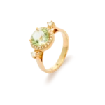 Colección Sunset, Diamante 0.22 Ct, Prasiolita, Diseñador