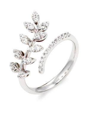 Colección Leaves And Crossed, Diamante 0.39 Ct, Diseñador