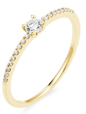 Colección Classic, Diamante 0.06 ct y diamante 0.15 ct, solitario