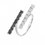 Colección Brave, Diamante 0.46 Ct Y Diamante Negro 0.46 Ct, Diseñador