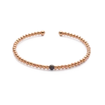 Colección Titanium Soul, Diamante Negro 0.12 Ct, Cuencas Pequeñas