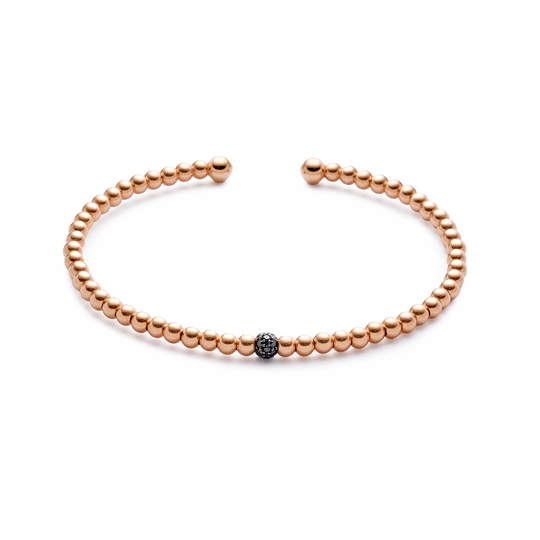 Colección Titanium Soul, Diamante Negro 0.12 Ct, Cuencas Pequeñas